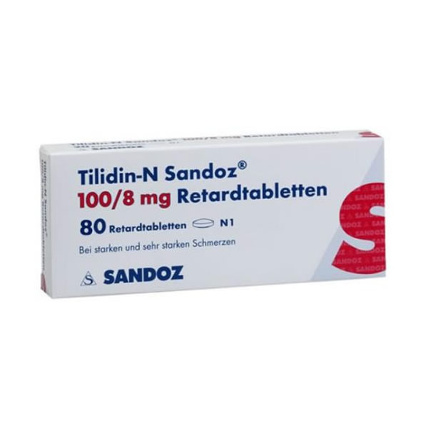 Tilidin N von Sandoz 8mg 80 Stück